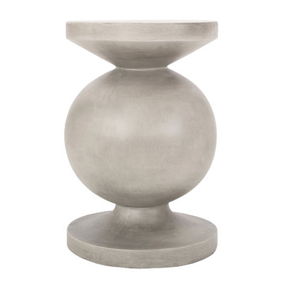 Modern Lightweight Concrete Console Table - Stylish Entryway Piece Sophisticated Bedroom Accessory