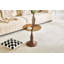 Petite table d'appoint en métal