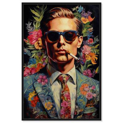 Blossoming Thoughts Canvas Miami Inspired Art Prints by Art Remedy