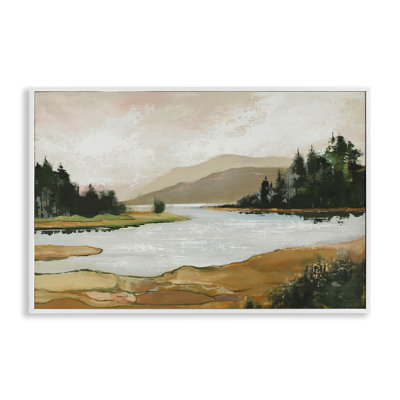 Relaxing Valley Lake Framed Giclee, design by Max Maxx