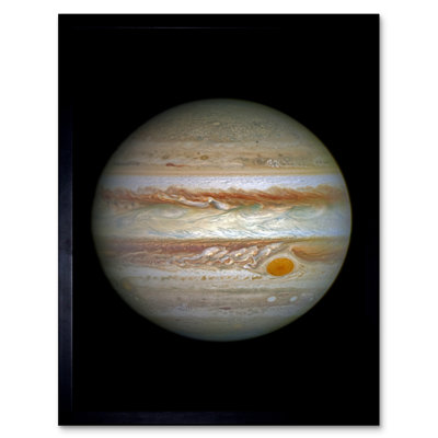 Hubble Space Telescope Jupiter WFC3/UVIS Great Red Spot - Single Picture Frame Print