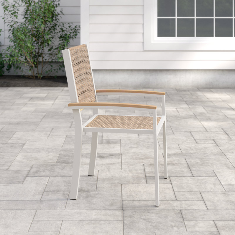 Chaise de salle teck patio Travira, Tekwood naturel