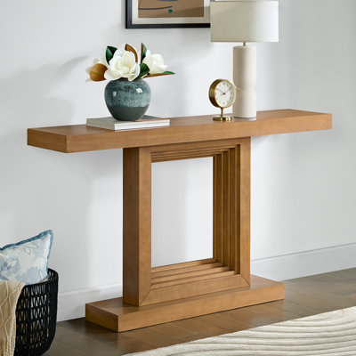 Pismo 56-Inch Solid Wood Console Table, Oak