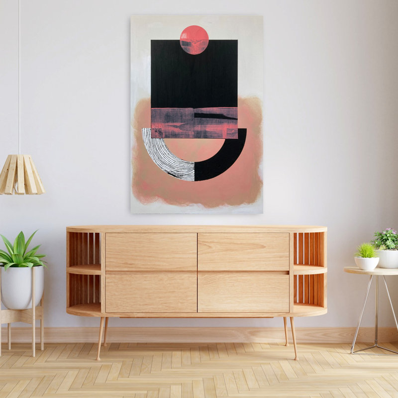 Art contemporain contemporain abstrait, H 48 po x l 32 po
