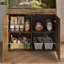 Armoire pour reptile H 70,9 po avec tablette et base de rangement