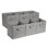 Organisateur de bacs de rangement pliables en tissu