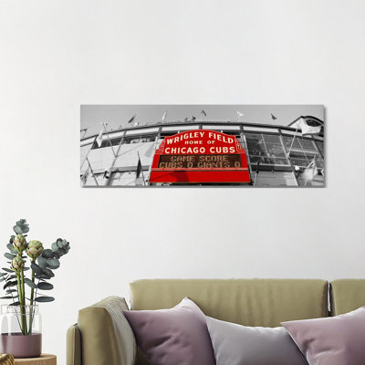 USAIllinois, Chicago, Cubs, baseball Color Pop- Gallery-Wrapped Canvas Giclée