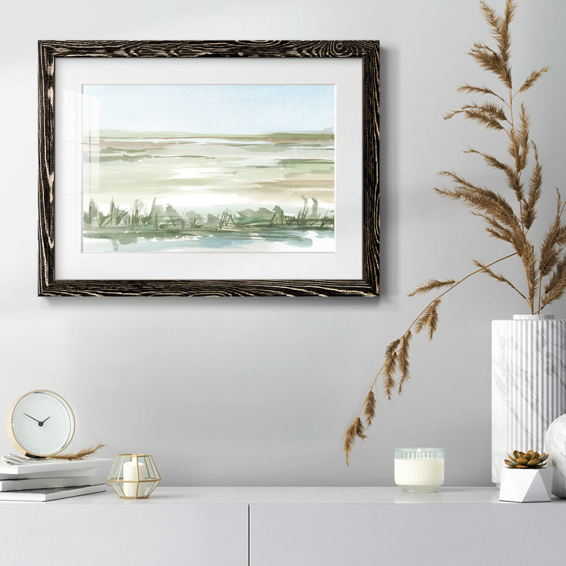 Peaceful Lowland II, H 18 po x l 26 po x P 1,5 po, Noir