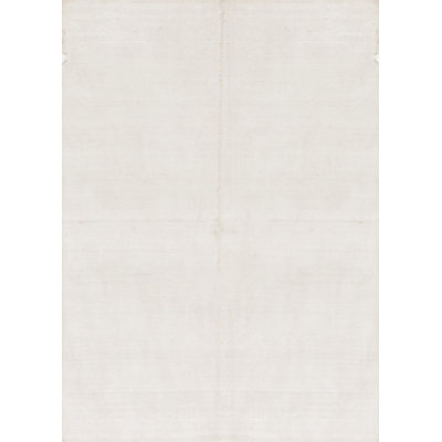Tapis blanc de haute qualité noué à la main