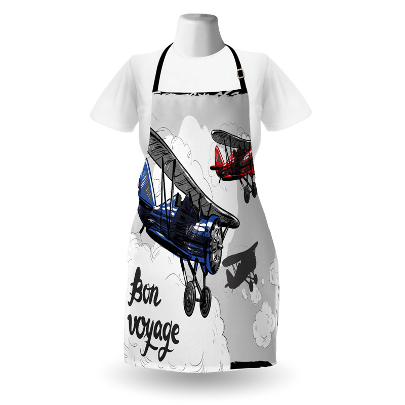 No Pattern Bib Apron