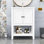 Ensemble de meuble-lavabo simple avec plateau Monta 24
