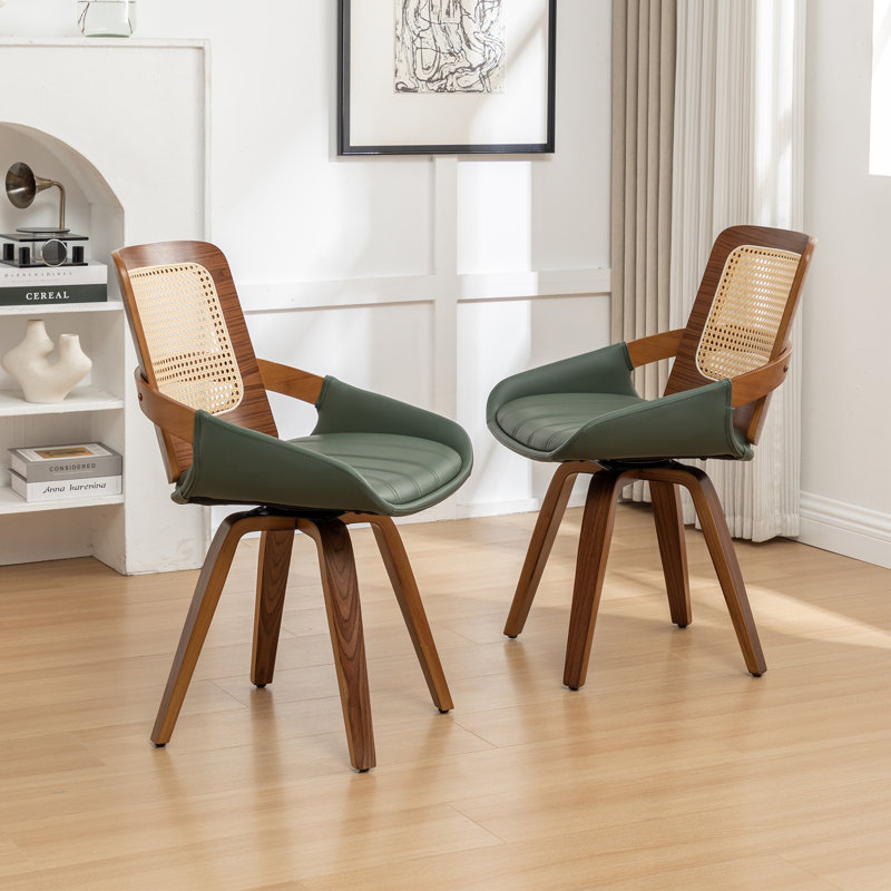 Brinskelle Upholstered Dining Chair, Green