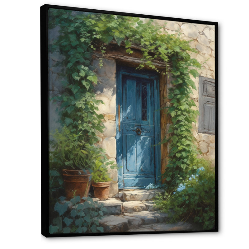 Impression sur toile "Richard's" par Richarda, H 32 po x l 24 po x P 1 po, Cadre flottant noir