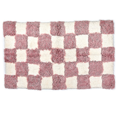 Checkerboard Bath Rug