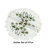 Embroidered Green & Yellow Shamrocks Christmas Doilies for Tables of Clem Collection for Holiday Table Decor