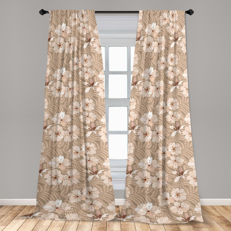 Semi Sheer Curtain Pair