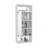Wall-Mounted Mirror Medicine Cabinet With One Door And Interior Storage Shelves, White