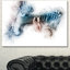 Peinture à l'aquarelle sur toile, jouant de la guitare-35105704-35105713