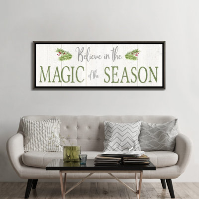 «Peaceful Christmas Horizontal Magic of the Season» par Tara Reed - reproduction d'art textuel
