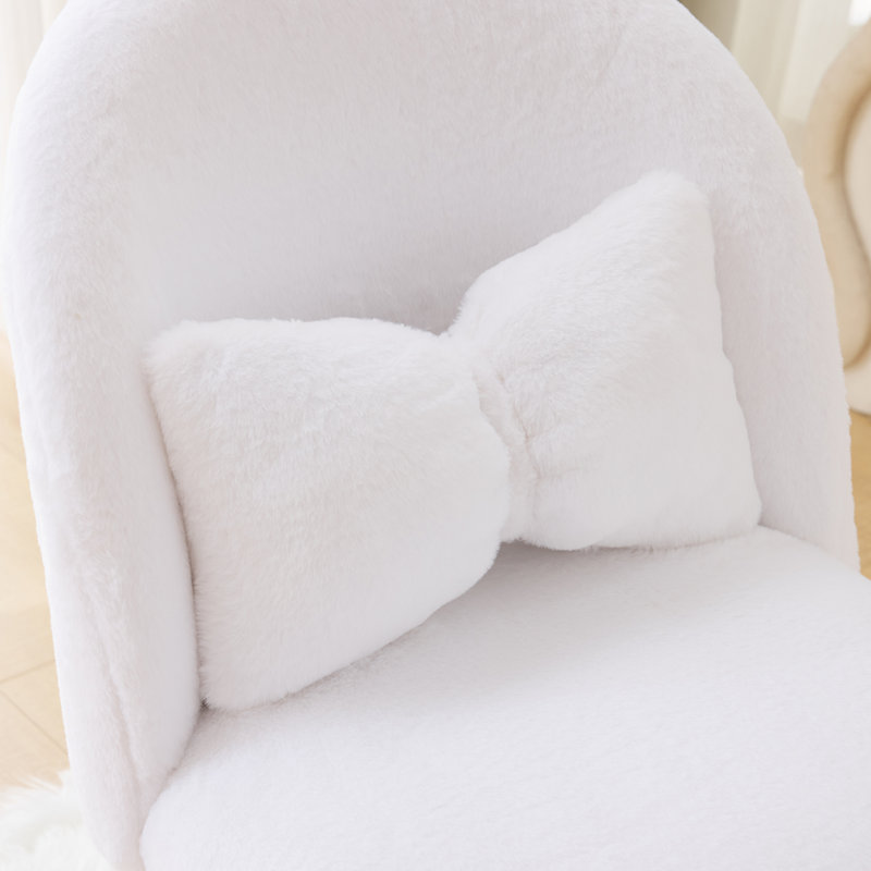 21.26'' W Make-Up Chair, White
