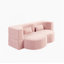 Canapé de plancher avec 2 coussins, canapé-lit convertible en velours côtelé rembourré de mousse, matelas pliant de 15 po pour le salon, lit d'invité, aucun assemblage requis-986774837