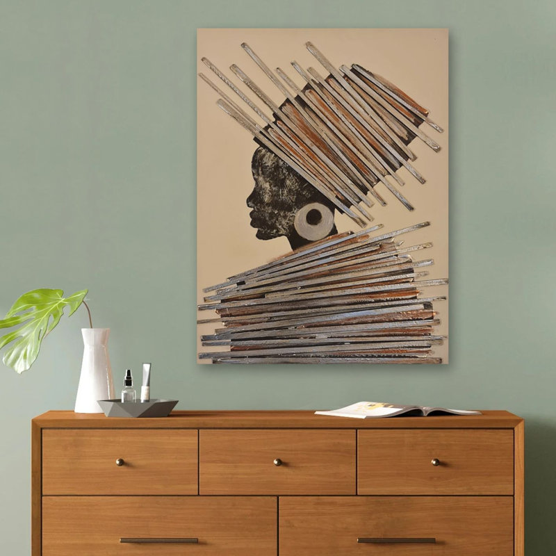Peinture à l'huile décorative, H 19,69 po x l 27,56 po x P 1 po