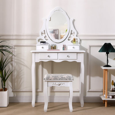 Rabia Dressing Table with Mirror