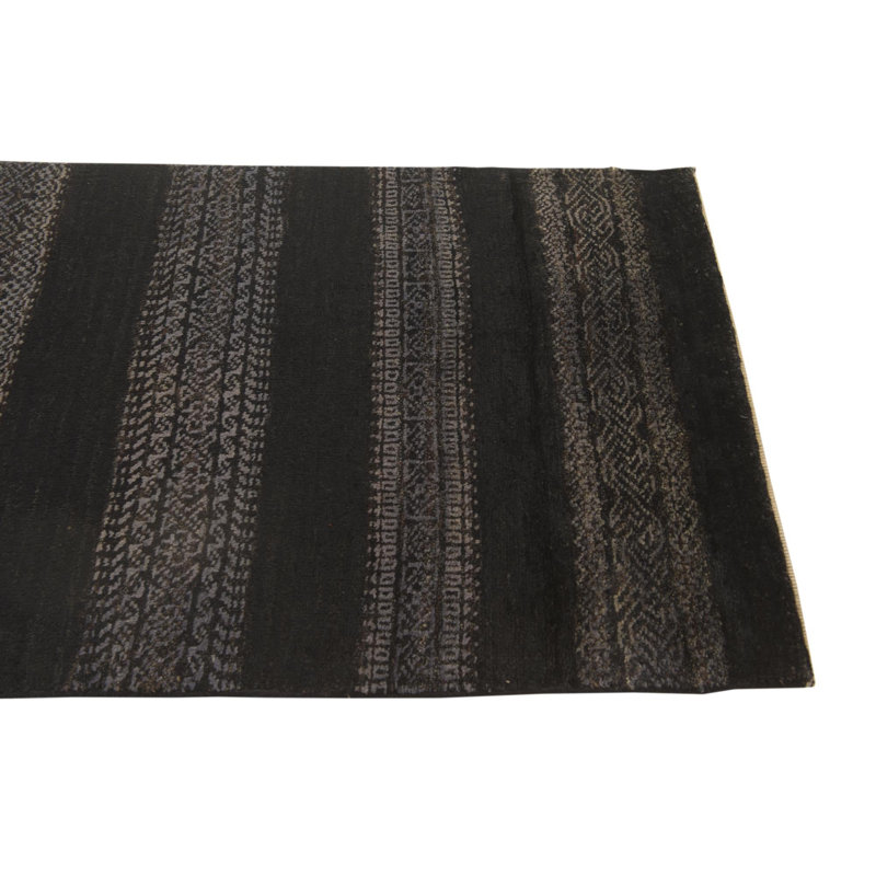 Tapis de couloir noir Jodi