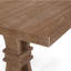 Ensemble de salle à manger extensible moderne en bois d'hévéa Blaise