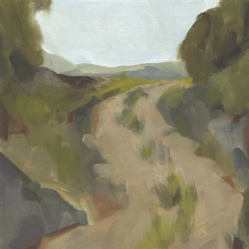 Low Country Landscape III by Jacob Green - Wrapped Canvas Painting, 30cm H x 30cm W