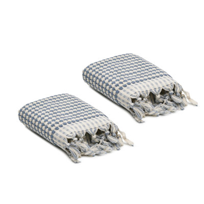 Essuie-mains Dots en coton turc (ensemble de 2)