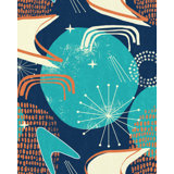 Revival (Mid Century Modern) Abstract Wallpaper Roll