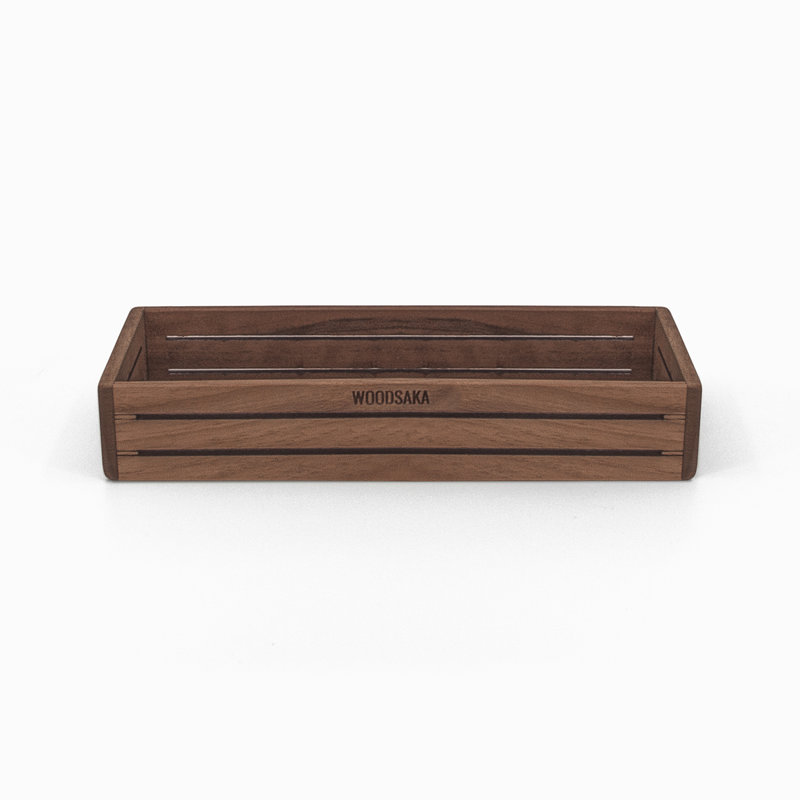 Wood Pen Holder, Walnut