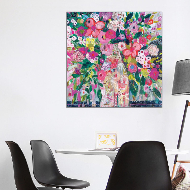 Pale Vase 1 Piece Wrapped Canvas Painting, 93.98 cm H x 93.98 cm W x 1.91 cm D