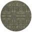 Tapis d'intérieur rond 8 po