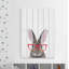 Cryal hippie lapin imprimé sur bois blanc-2110113955