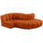 Houssam Upholstered Curved Sectional Reversible-89266587