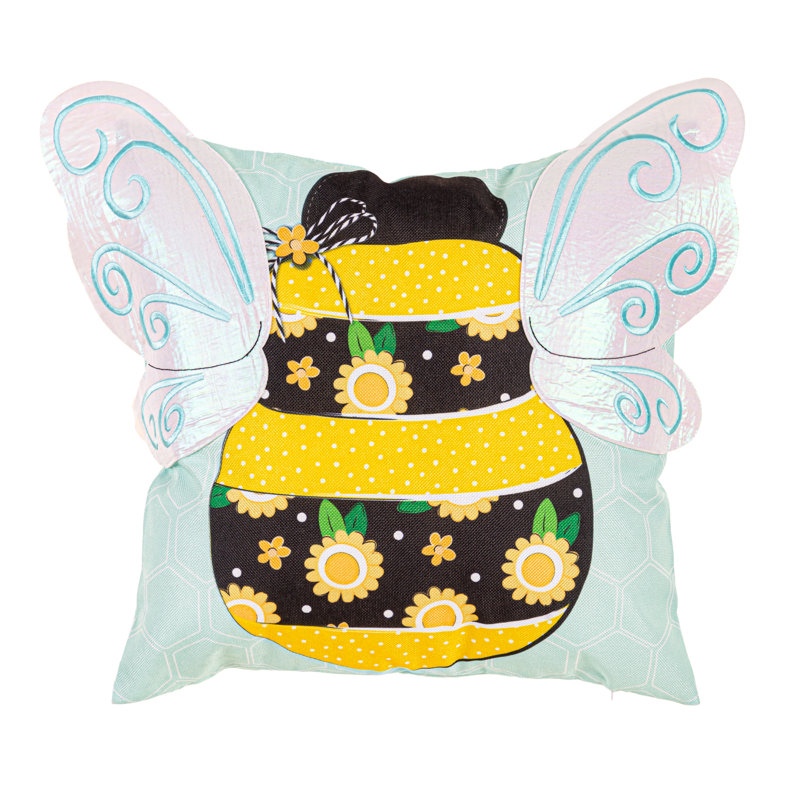  Housse de coussin en polyester pour l'intérieur et l'extérieur