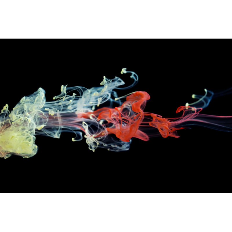 Ink In Water - Wrapped Canvas Painting, 61cm H x 91cm W x 3.8cm D