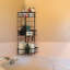 Serviteur de douche autoportant en acier inoxydable Nooreyn-711229233