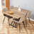 Adjustable Multifunction Table Mdf Contemporary Dining Versatile Use