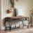 Shoe Rack Bench For Entryway, Industrial Bench, Rustic Shoe Rack For Small Spaces, Upholstered Entryway Bench, Multipurpose Entryway