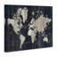 "Carte du monde antique patiné" par Wild Apple Portfolio, impression sur toile-105183481-105183482