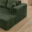 Canapé modulaire en forme de U, canapé modulaire en velours côtelé de style minimaliste moderne-445637708