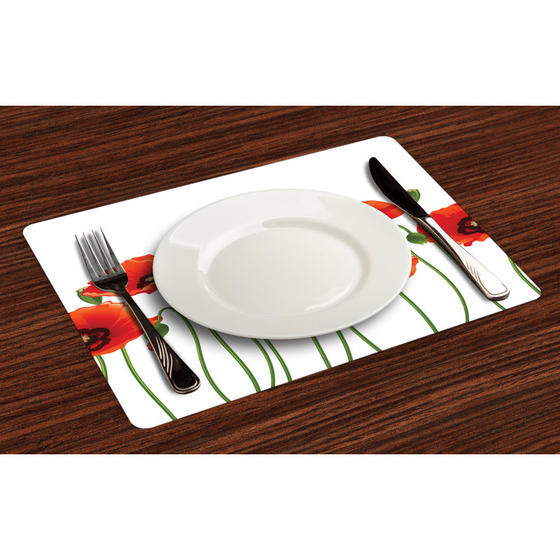 Armando Pastoral Flowers Botany Placemat