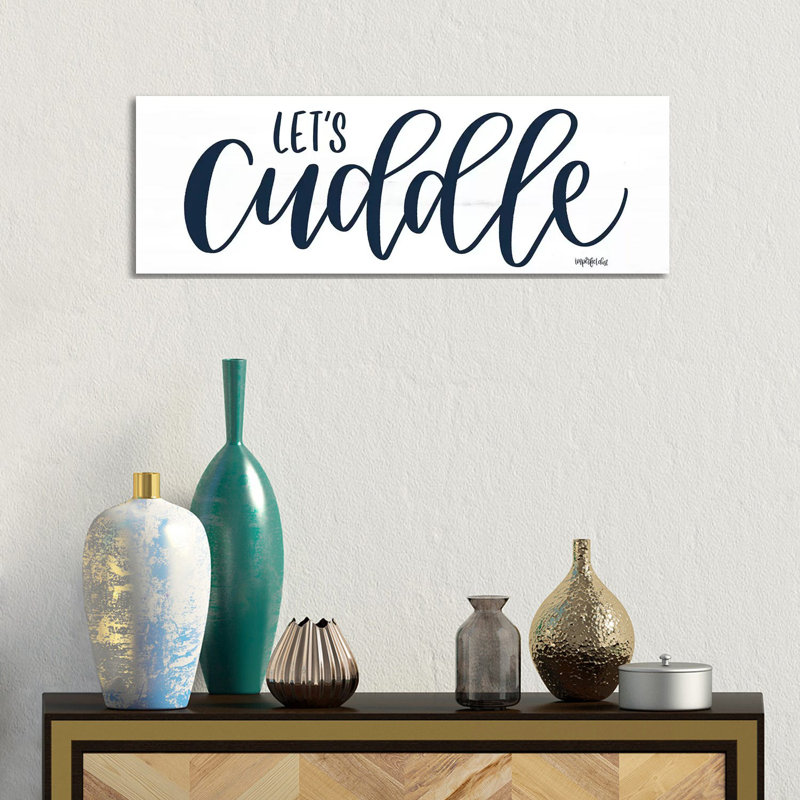 Let's Cuddle by Imperfect Dust - Wrapped Canvas Panoramic Print, 30.48 cm H x 91.44 cm W x 1.91 cm D