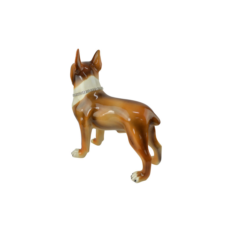 Boston Terrier en céramique