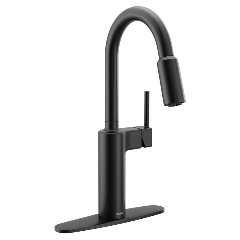 Robinet de cuisine Moen Inara, Noir mat