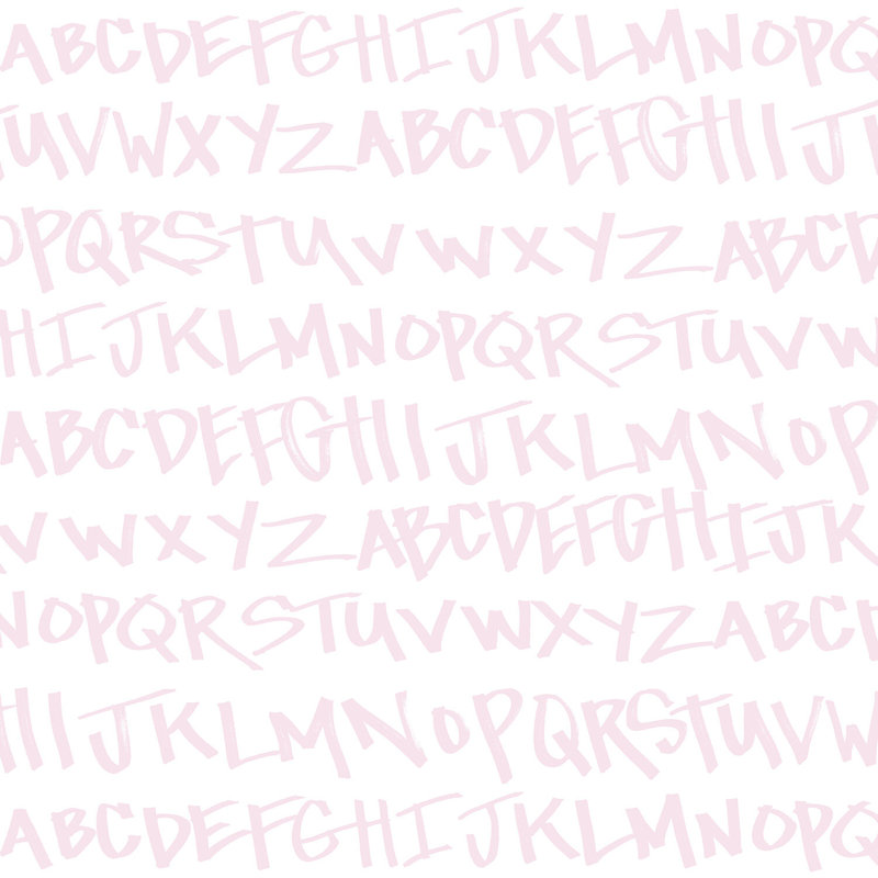 NYC Alphabet, Rose, Paper