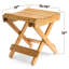Banc marchepied pliable en bambou Sorbus-106949624